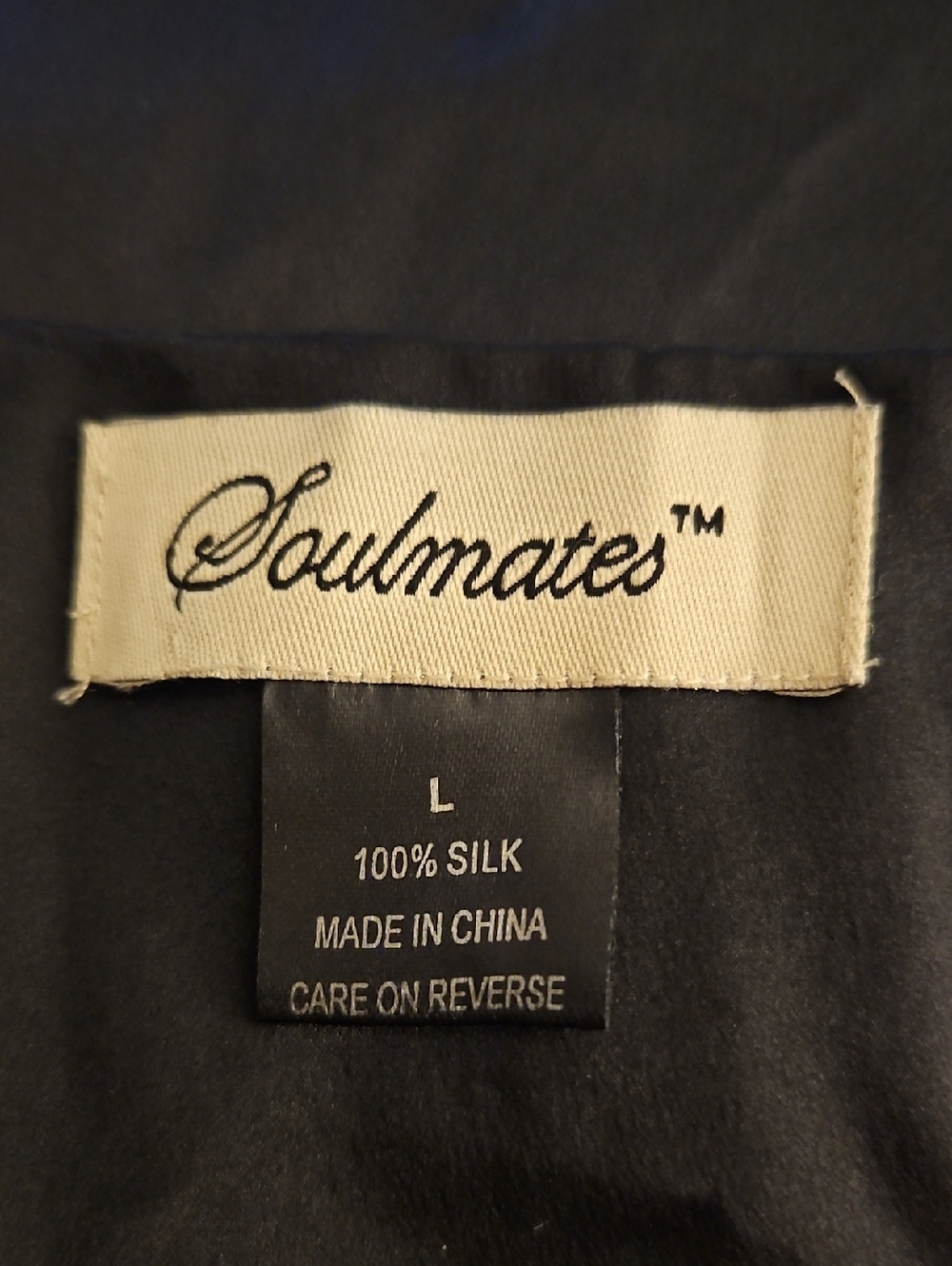 SOULMATES Black Silk Swirl Lace Overlay Sleeveless Top - Picture 7 of 8